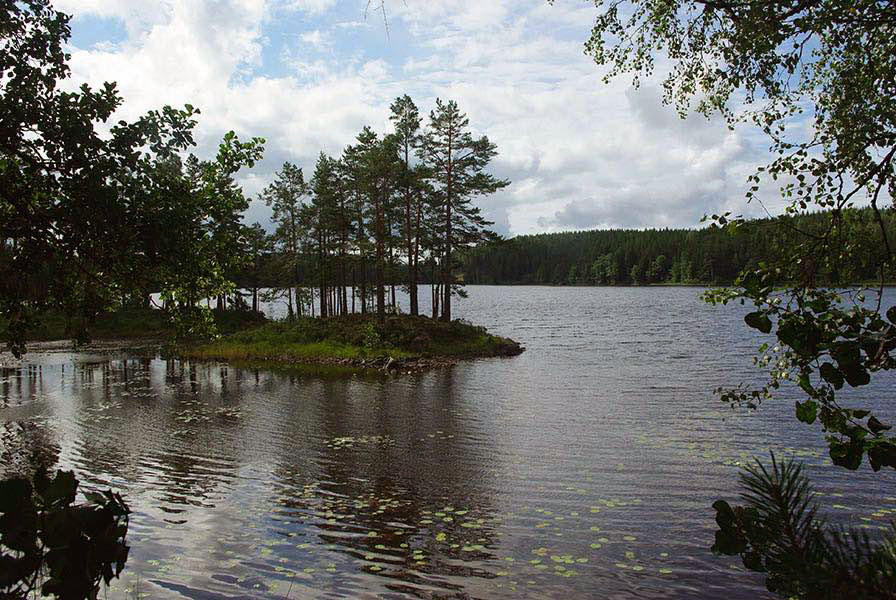 Survival Schweden Wildnis Urlaub Kanu